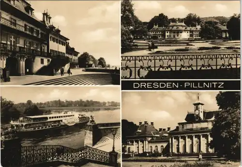 Ansichtskarte Pillnitz Schloss Pillnitz, Elbedampfer MB 1968