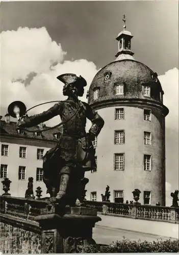 Ansichtskarte Moritzburg Barockmuseum Schloß Moritzburg DDR AK 1976