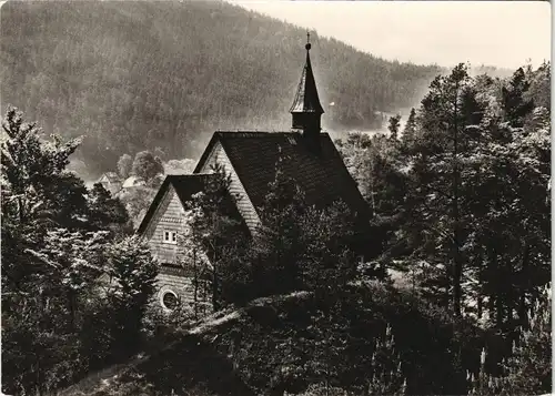 Ansichtskarte Sitzendorf DDR Postkarte Bergkirche Kirche Church 1973 #