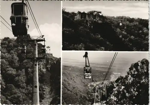 Thale (Harz) Personenschwebebahn Bodetal  Hexentanzplatz DDR Mehrbildkarte 1975