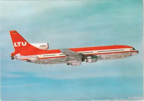 Ansichtskarte  Lockheed L-1011 TriStar Flugzeug Motiv-AK 1975