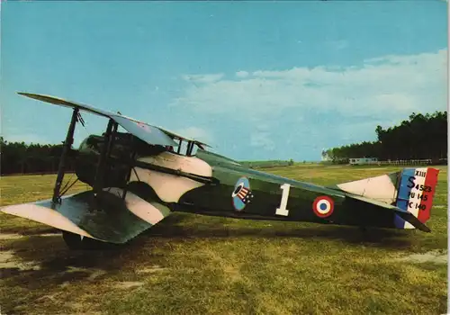 Ansichtskarte  Flugzeug Motiv-AK SPAD VII anno 1918 1975