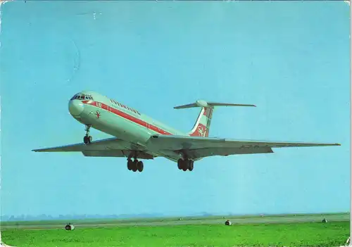 Interflug - Turbinenluftstrahlverkehrsflungzeug Il 62 - 158 Sitzplätze 1982/1979