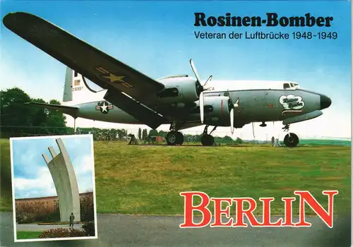 Schönefeld Berlin Douglas C-54 A Skymaster "Rosinen-Bomber" Luftbrücke 1990