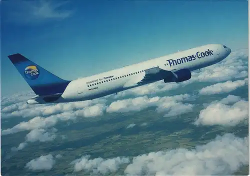 Ansichtskarte  Thomas Cook Reise-Flieger Flugzeug Condor Boeing 767 2000