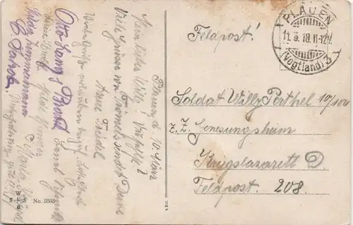 Junge Mädchen erste Liebe Uniform Ich schnitt es gern in alle Rinden ein 1918