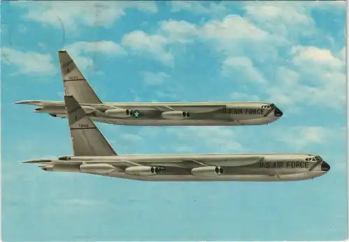 U.S.AIR FORCE BOEING B 52 Long Range Bomber Flugwegen & Flugzeuge 1970