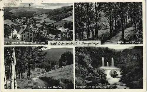 Bad Schwarzbach-Bad Flinsberg   Świeradów-Zdrój 4 Bild Stadtansichten 1936
