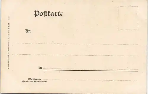 Hirschberg (Schlesien) Jelenia Góra Stadt vom Haqusberge gesehen 1904