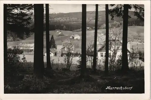 Postcard Harrachsdorf Harrachov Blick auf die Stadt 1932