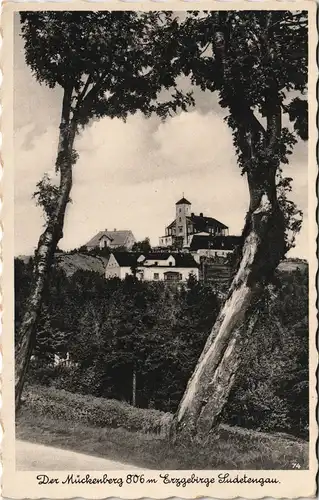 Postcard Voitsdorf-Graupen Fojtovice Krupka Mückentürmchen 1932