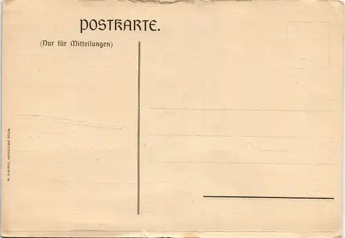 Ansichtskarte Meldorf Denkmal auf „Dusenddüwelswarf“ Künstlerkarte 1900