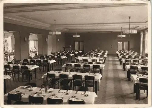 Ansichtskarte Bad Bramstedt Rheumaheilstätte - Speisesaal 1932