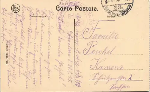 Blankenberge Blankenberghe L'Estacade Seebrücke 1915   Feldpost gelaufen