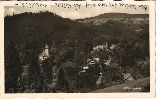 Wölfelsgrund Międzygórze Panorama-Ansicht Totalansicht 1935