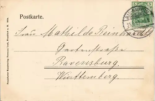 Ansichtskarte Bad Nauheim Gradierwerk - Sitzplätze 1907