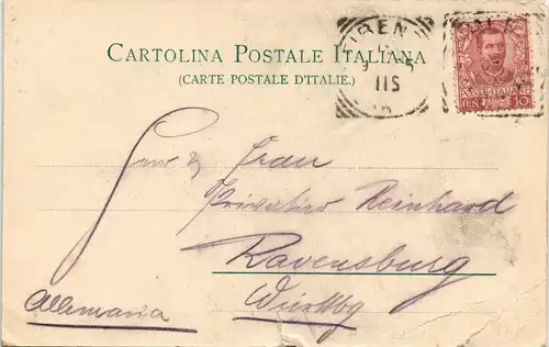 Cartoline Florenz Firenze Cortile del Palazzo Vecchio 1909