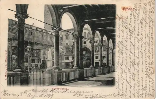 Cartoline Verona Verona Brotomoteca 1899