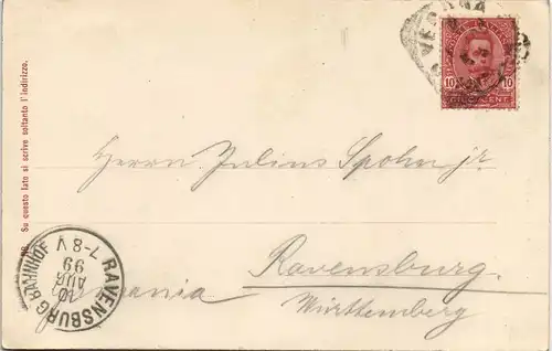 Cartoline Verona Verona Brotomoteca 1899