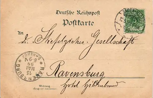 Ansichtskarte Litho AK Baden-Baden Lichtental, Leopoldsplatz, Allee 1899
