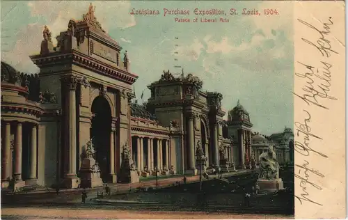 Postcard St. Louis Louisiana Purchase Exposition, St. Louis, 1904. 1904
