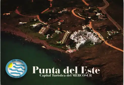 Punta del Este Luftbild Aerial View City Capital Turística del MERCOSUR 2000