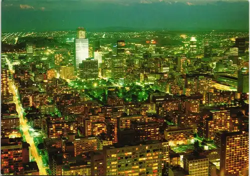 Johannesburg Luftaufnahme Claim Street Observation Deck Strijdom Tower 1975