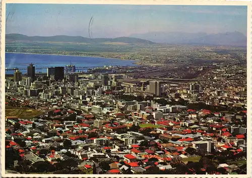 Kapstadt Kaapstad Luftbilder Panorama-Ansicht City View from Signal Hill 1976