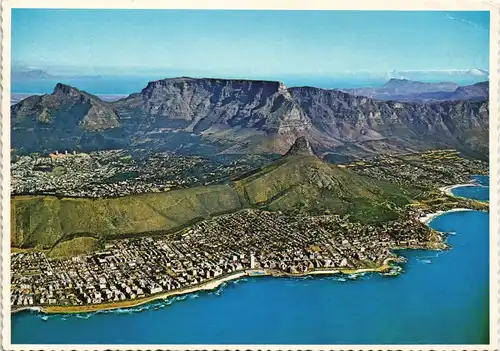 Kapstadt Kaapstad Luftbild Sea Point, Clifton Camps Bay Table Mountain   1976