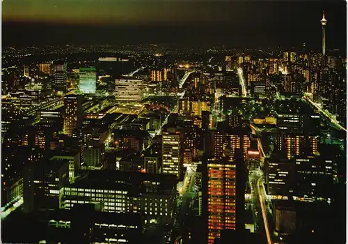 Johannesburg Lights of "The Golden City" from the heights of Carlton Centre 1970