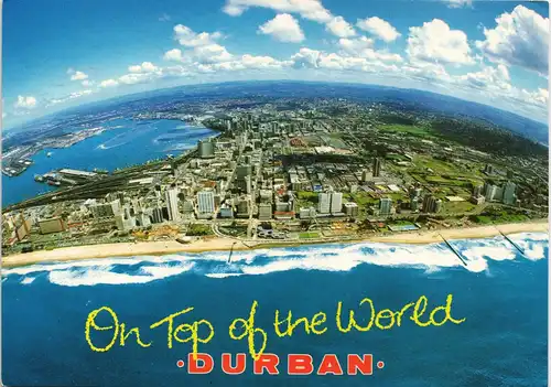 Postcard Durban Luftaufnahme (Aerial View) "On Top of the World" 2000