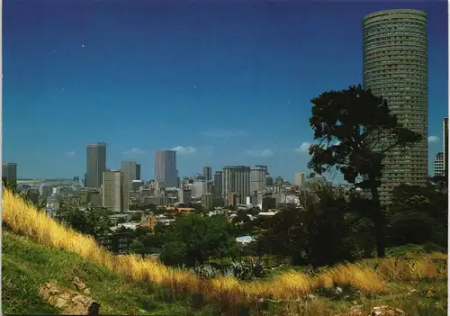 Johannesburg Panorama Stadt Blick, typical countryside Witwatersrand 1975