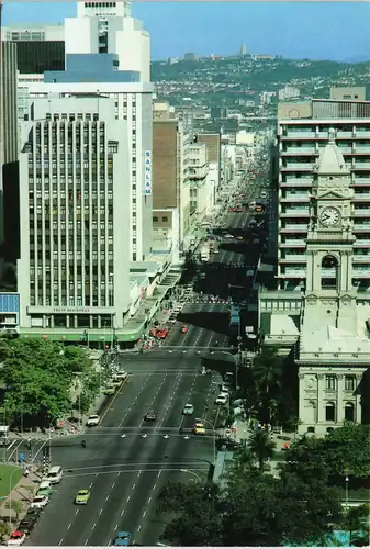 Postcard Johannesburg City Centre View West Street 1975