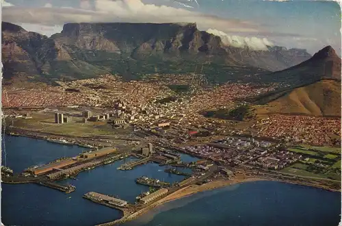 Postcard Kapstadt Kaapstad Luftbild 1966