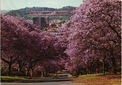 Postcard Pretoria Tshwane Blick auf die Stadt gel. Air Mail 1975