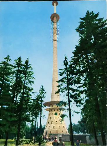 Bischofsgrüner Forst Ochsenkopf (Fichtelgebirge) Fernsehturm 1977