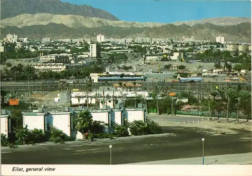 Eilat אילת Panorama Teilansicht General View Stadt Ansicht 1990