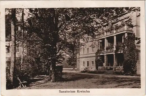 Ansichtskarte Kreischa Sanatorium 1929