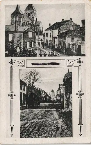 CPA Lavannes 2 Bild Stadtansichten Frankreich WK1 Militaria 1918