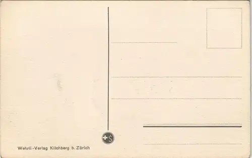 Oberhofen am Thunersee Panorama mit Jungfrau, Mönch und Eiger 1920