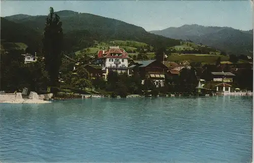 Interlaken Hôtel Wildbolz Hilterfingen Dampfschiff-Station  Thunersee 1910