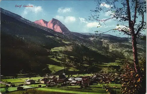 Ansichtskarte Bad Gastein Panorama-Ansicht Dorf Gastein Blick Berge 1910