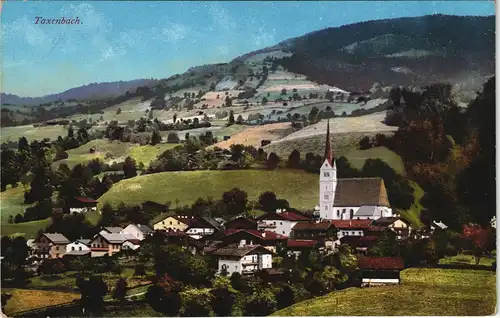 Ansichtskarte Taxenbach Panorama Dorf Ansicht 1910
