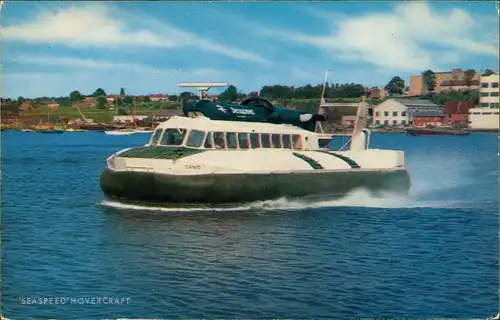 Ansichtskarte  Luftkissenboot Hovercraft SRN6 Seaspead Hochsee 1970