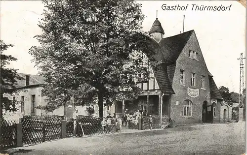Ansichtskarte Thürmsdorf-Struppen (Sächsische Schweiz) Gasthaus 1919