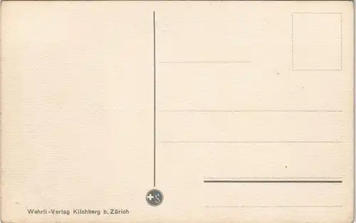 Ansichtskarte Kandersteg Umlandansicht mit Schweizer Alpen Berge 1930