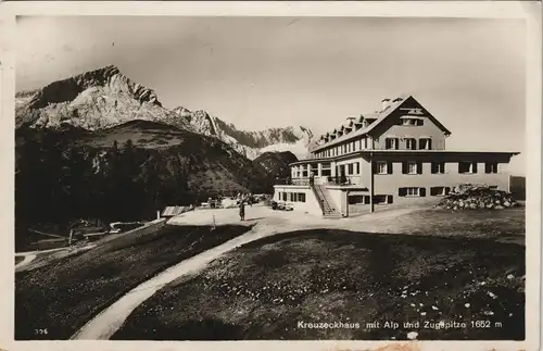 Ansichtskarte Garmisch-Partenkirchen Kreuzeckhaus 1929