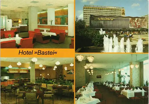 Ansichtskarte Seevorstadt-Dresden Interhotel "Bastei" 1986 #