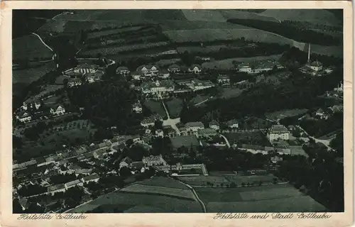 Bad Gottleuba-Berggießhübel Panorama-Ansicht Heilstätte und Stadt 1929