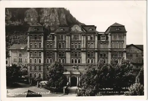 Ansichtskarte Feldkirch Reichsfinanzschule Schule Schulgebäude 1940